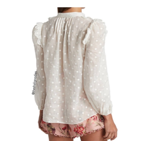 Zimmermann Mae Dot Blouse size 0 - Picture 2 of 5